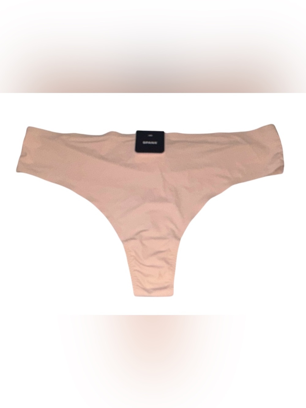 New Women's SPANX 40173R Champagne Beige Thong Panty Size 1X NWT